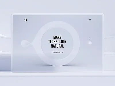 Natural AI web site 3d ai animation artwork brand brand identity branding clean generative landing landingpage mockup motion natural ui userinterface web webdesign website website design