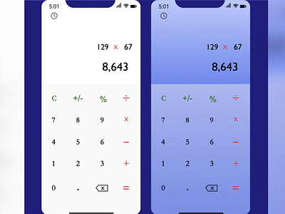 DailyUI 004 calculator dailyui dailyuichallenge day004 ui uidesign uidesigner uiux