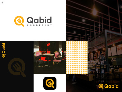 Qabid logo (restaurant logo) branding custom logo design food logo icon identity logo logo mark logodesign logos mark minimal modern restaurant logo symbol