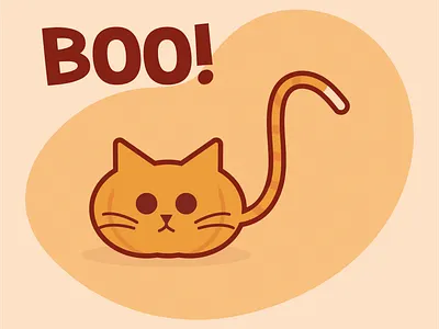 Cat O' Lantern animal boo cat cat o lantern cats flat halloween halloween 2020 halloween cat jack o lantern jack o lantern meow pumpkin spooky