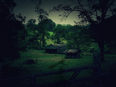 Haunted Farm creepy design dribbbleweeklywarmup farm ghost halloween halloween design haunted photo photomanipulation photoshop spooky spooky season weeklywarmup