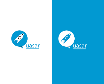 Quasar logo 2 concepts brand identity branding design letterhead logo logodesign logomaker logomark minimalist minimalistic