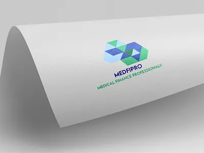medfipro logo brand corporate finance logo logo design