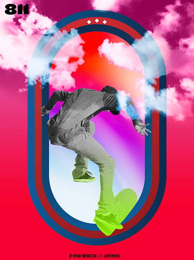 Poster 811 design digital illustration make something everyday photoshop poster