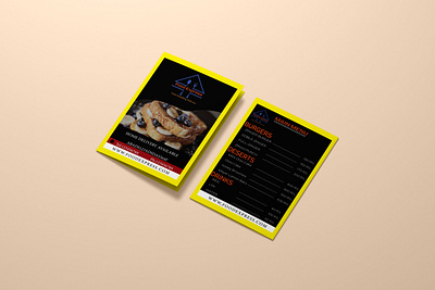 Food express Menu Card 3d adobe illustrator adobe photoshop brand identity branding brochure clean creativity design designs flyer illustration leaflet logo mockup