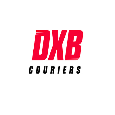 DXB COURIERS LOGO branding design illustration logo vector