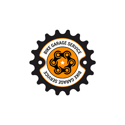 BIKE GARAGE SERVICE bike logo bikinlogo brand design brand identity branding cleanlogo cycle logo design logo logo service logodesign selllogo service service logo