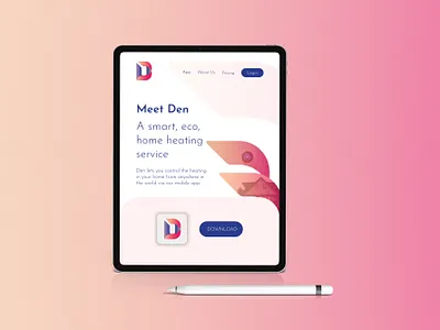 DenEco - WebDesing barnding design brand design branding design landing page landing page design landingpage logo logo design minimal ui visual design visual identity web webdesign