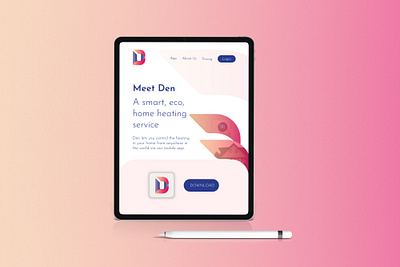 DenEco - WebDesing barnding design brand design branding design landing page landing page design landingpage logo logo design minimal ui visual design visual identity web webdesign