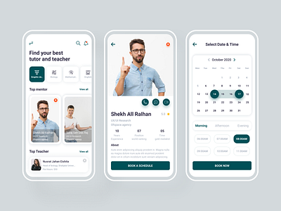 Find your best tutor and teacher dribbble best shot iphone mobile app mobile design popular trend ui ui design uidesign ux