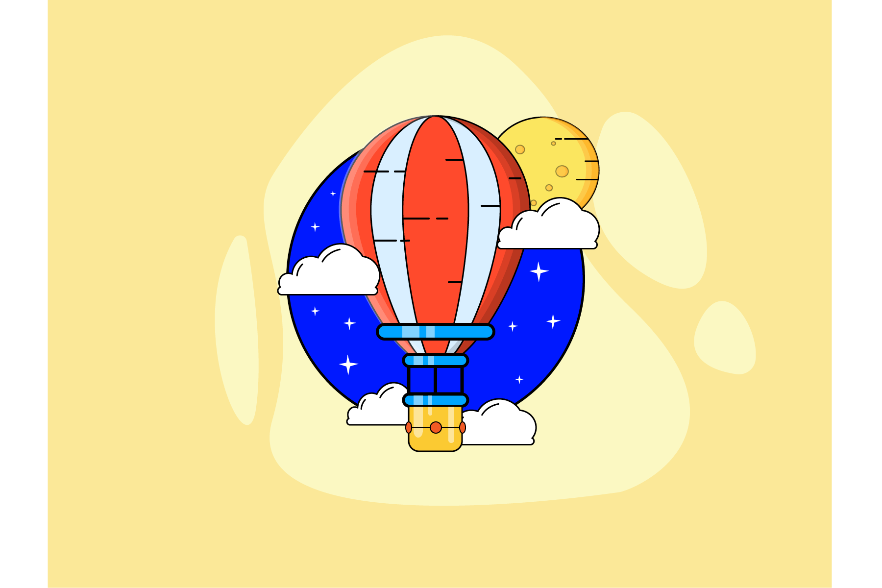 Air Balloon airballoon art design illustration logo