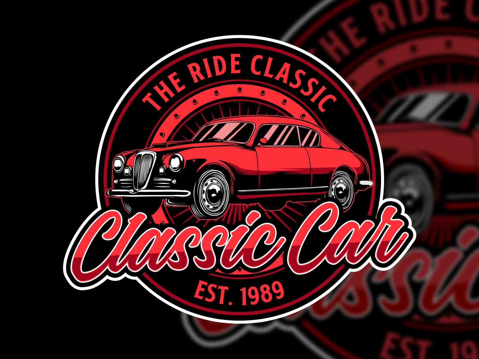 Classic Car Logo by Holidin on Dribbble