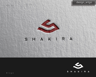 S logo branding brazil design flat logo logos minimal monogram shakira simple slogo typography vector