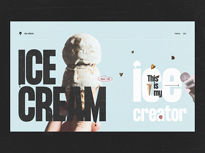 Ice Store (Ice Cream Store) design web design ui site ui ux design web design ui ui ux design web design ui ux design web design ui web design ui