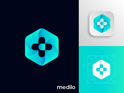 Medilo-medicine logo app icon brand brand mark branding doc doctor health idenitity logo logo design logodesign medical medicine medilo minimal pharma pharmacy pill professional logo