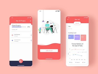 UI/UX Project Estimation App design mobile ui ui ux