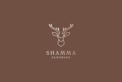 SHAMMA brand branding clothing brand design logo luxurious luxury minimal minimalism modern simple