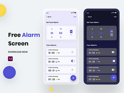 Free Alarm Screen