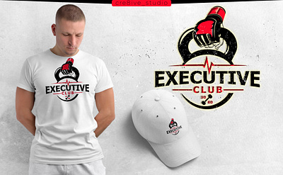 Executive Club crossfit fitness fitness logo health karate martial arts