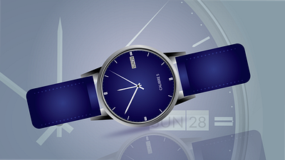 Wrist Watch artwork branding hand watch illustration minimal product productdesign watch wristwatch