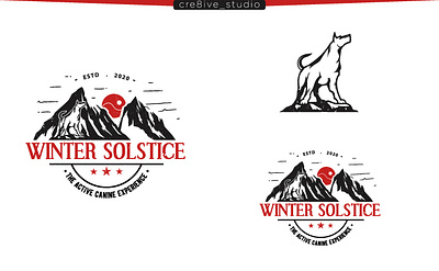 Winer Solstice dog sport dog taining outdoor vintage logo