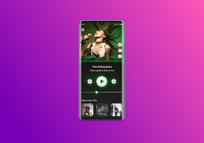 Music Player UX design figma mobile mobile app design mobile design mobile ui ui ui design uiux ux design