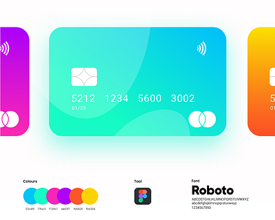 atm card ui design design flat illustration ui ux