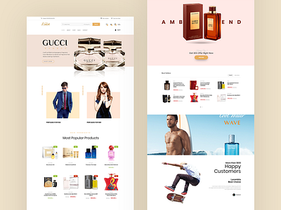 Larambla Online Store gold gucci luxury webdesign website wordpress wordpress design wordpress theme