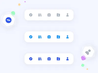 Tapbar menu apple application clauzier design icon ios ipad iphone julien menu pixel sketch speechify tapbar ui uidesign users ux uxdesign vector