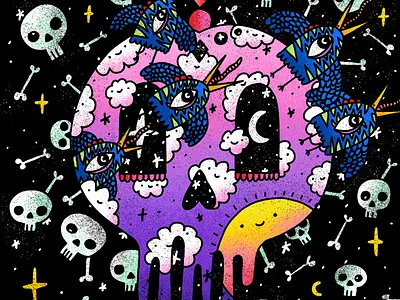 Dark Passage artist doodle doodleverse dreams illustration nft nft artist