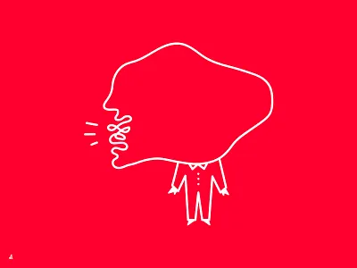 Unheard anxiety character design drawing graphic illustration screaming vector