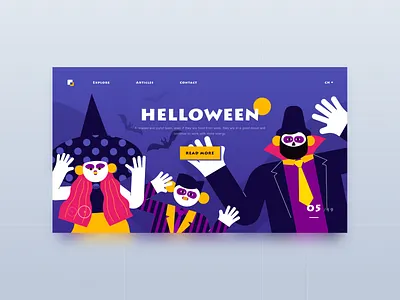 Illustration for Halloween design illustration