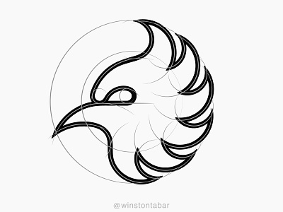 Philippine eagle abstract clean design geometric logo logodesigner logomark minimal minimalism modern