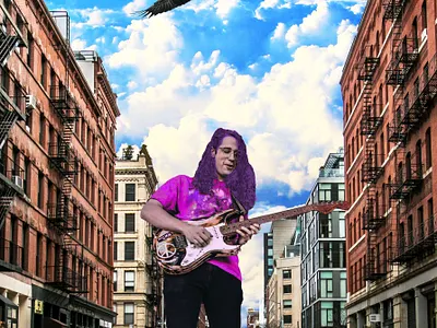 Love Music collage design graphicart graphicdesign music photoshop psychedelic rock and roll