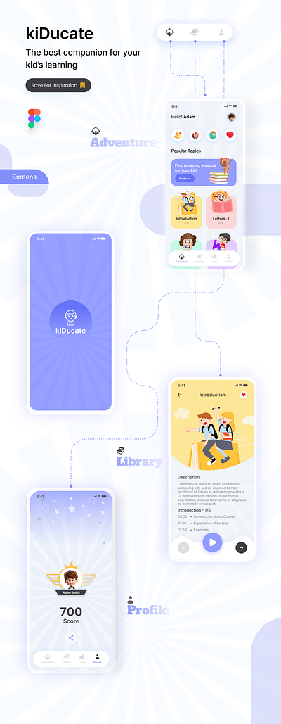 Kids Educational App by MC-UIUX for Master Creationz -Global UI UX ...