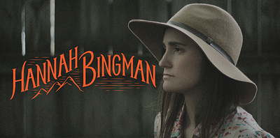 Hannah Bingman album art album artwork album cover brand identity hand drawn type hand lettered logo hand lettering illustration logo design musician photography record cover vintage