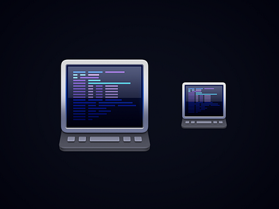 Developer 2 activity monitor code editor command line computer screen computer terminal developers electronic screen keyboard mac icon macos icon osx icon operating system icon os icon program developer realistic icon app icon sandor skeu icon skeuomorph icon skeuomorphism icon source code text editor user interface icon ui icon gui