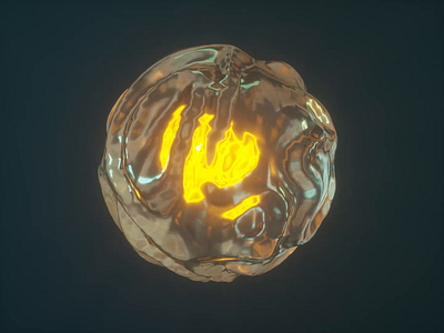 Unstable Isotope 3d 3d art 3d artwork animation atom blob c4d digital art experiment generic isotope octane procedural specular sphere