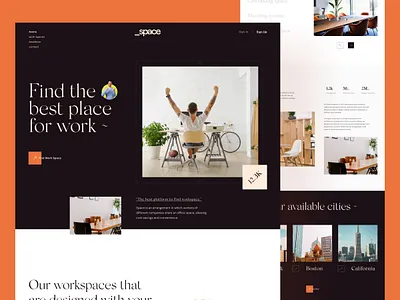 Interior Agency Landing Page architecture decoration furniture interior agency interior design living room web design