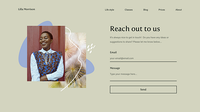Get in touch page clean daily ui dailyui design ui design web website