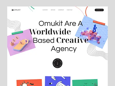 Innovative Agency Website Design agency branding business corporate creative figma innovative landing page minimal modern startup ui ux web design webflow website design website header