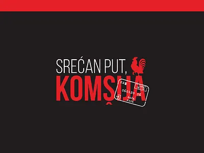 Srećan Put, Komšija | Film Branding brand design branding design graphic design logo logodesign minimal visual art