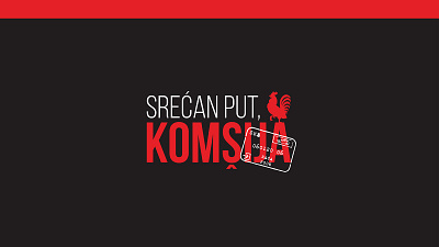 Srećan Put, Komšija | Film Branding brand design branding design graphic design logo logodesign minimal visual art