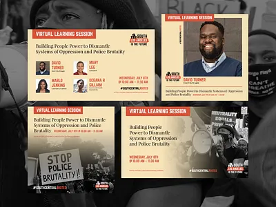 Virtual Learning Session black lives matter design facebook graphic graphic design instagram los angeles social media webinar