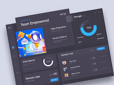 Team-Up App Dashboard concept idea illustration mansoor ui unlikeothers ux webdesign