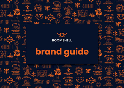 Brand Guidelines: Boomshell Inc. brand guide brand guidelines branding creative graphic design identity design illustrator logo vector visual identity