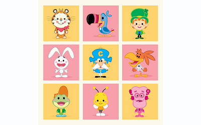 Cereal Boxes (Sunrise Edition) adobe illustrator character design cute illustration jerrod maruyama kawaii vector