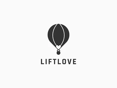 liftlove fitness logo 99designs athlete balloon branding design fitness fly gym heart high kettlebell lifestyle lift logo love minimalist negative space simple