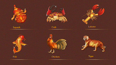 Fish-Prawn-Crab Game fish prawn crab game fish prawn crab game hoo hey how illustration