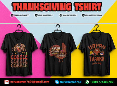 Thanksgiving Typography Tshirt Design food gift idea gobble roasting thanks thanksgiving thanksgiving day tshirtdesign turkey typography